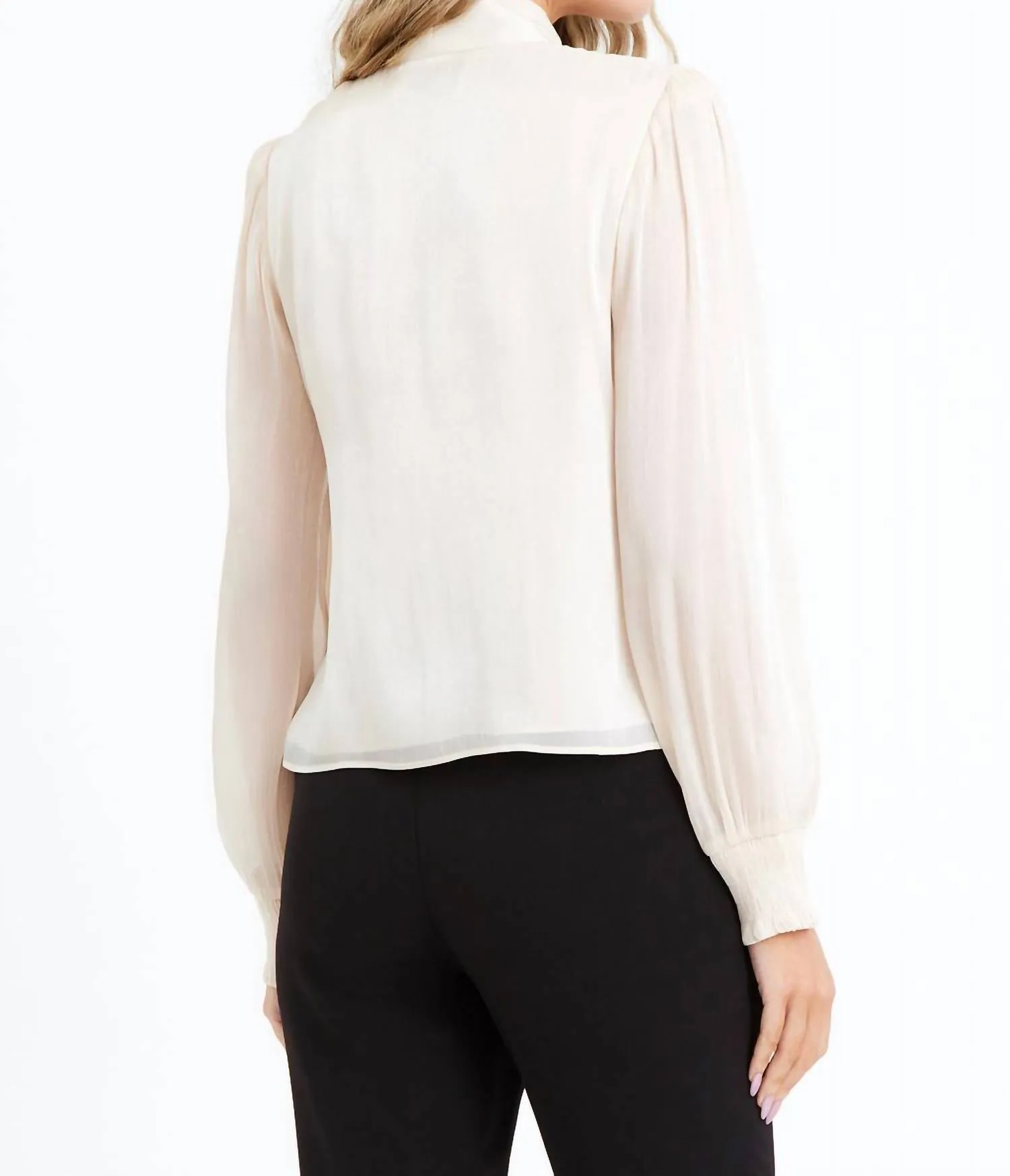 Adelyn Rae - JISENIA TIE NECK BLOUSE