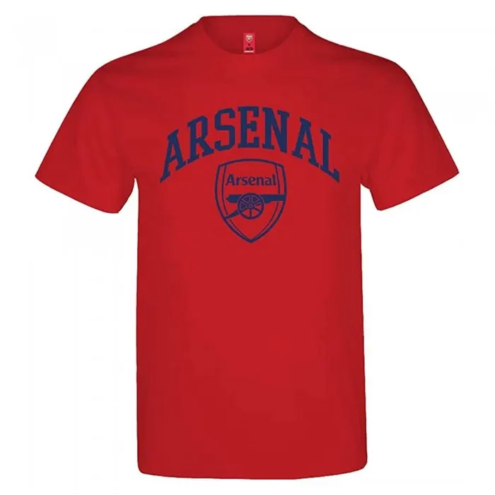 Arsenal FC Unisex Adult Crest T-Shirt
