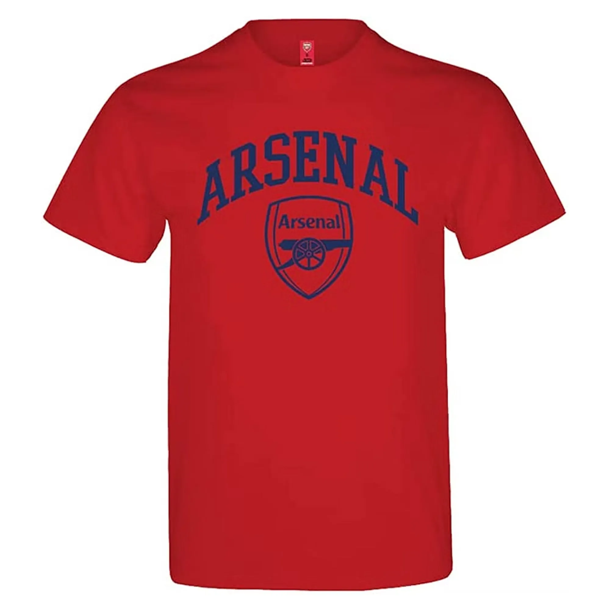 Arsenal FC Unisex Adult Crest T-Shirt