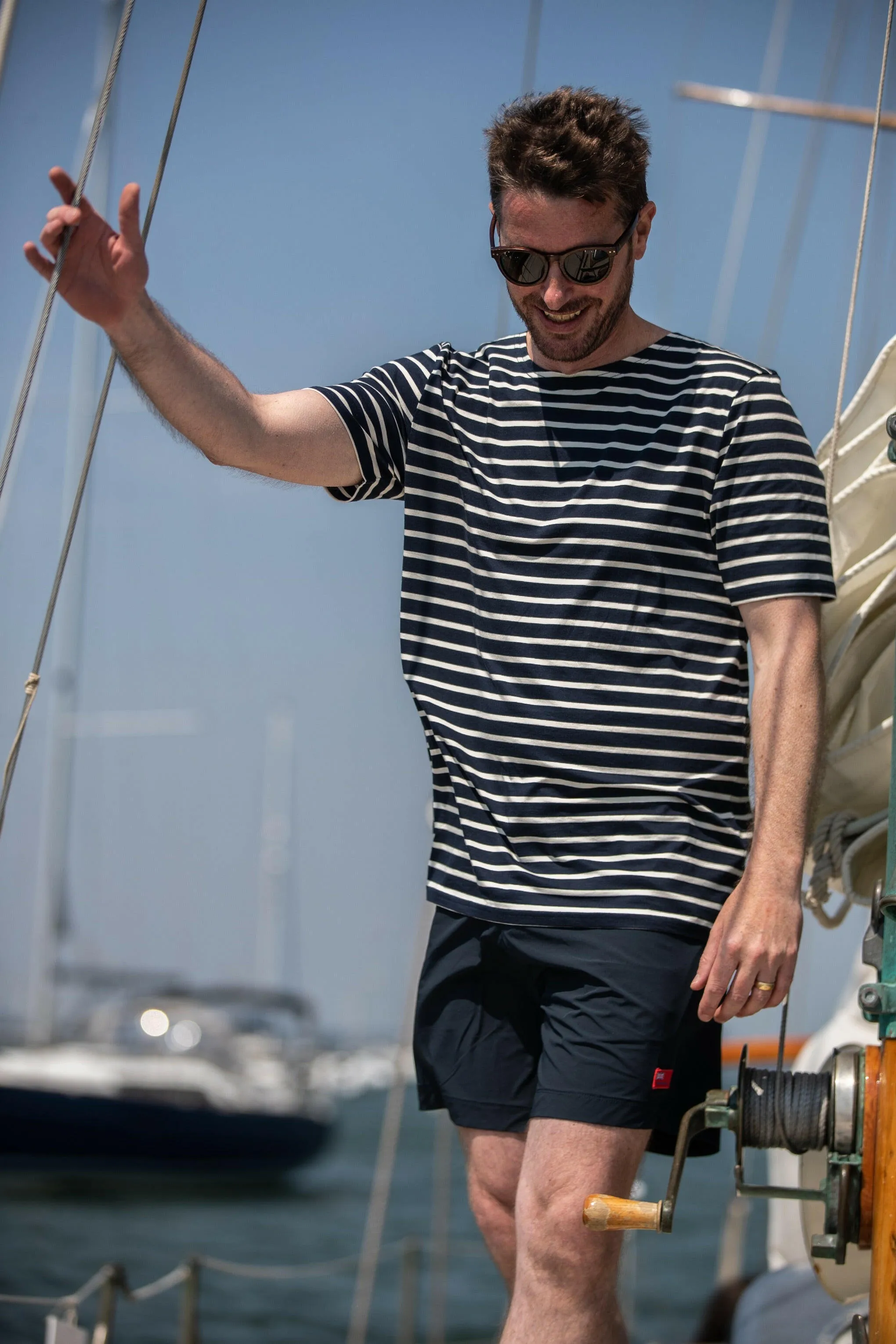 Arthur Beale Striped T- Shirt