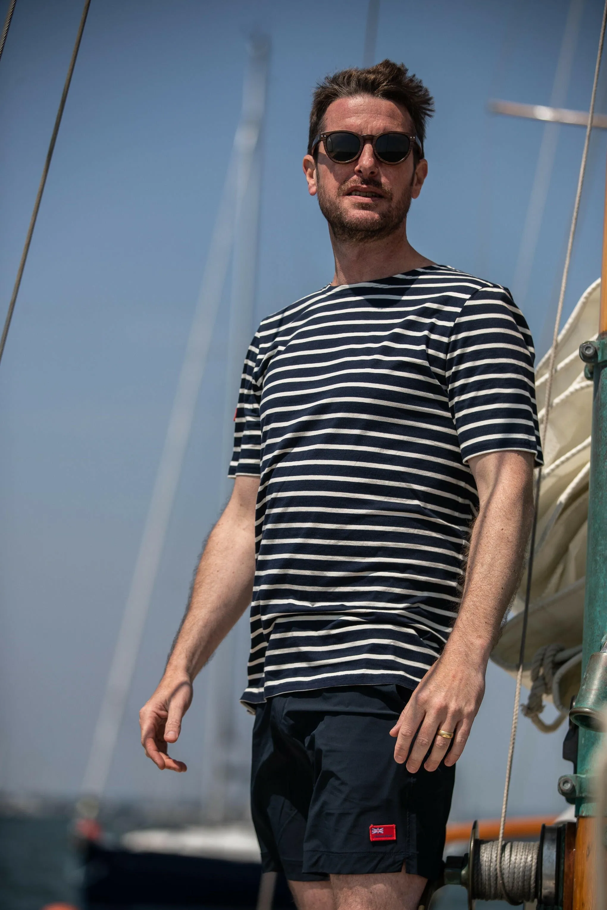 Arthur Beale Striped T- Shirt