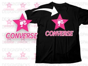 Barbie Converse Logo Graphic Png Digital Download