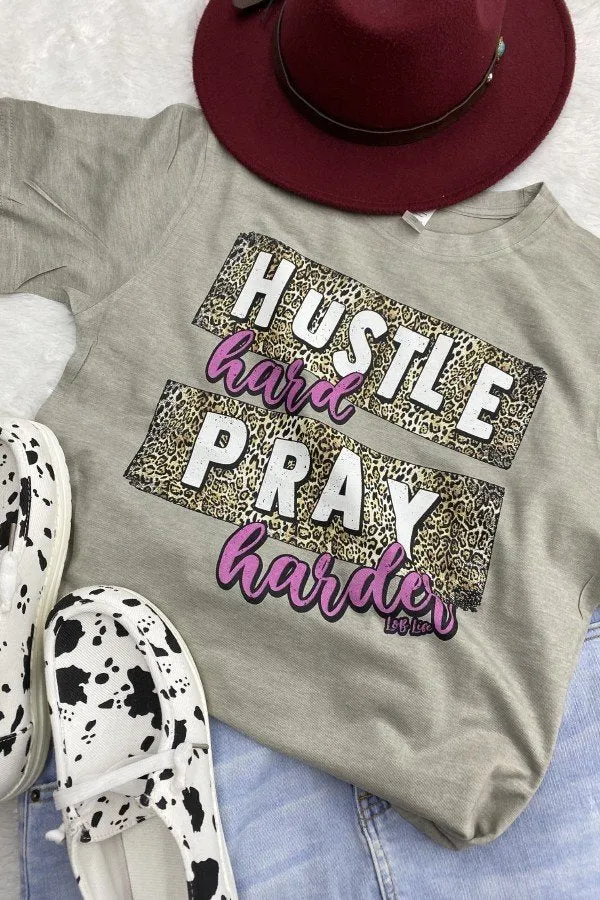 BC HUSTLE HARD PRAY HARDER -  HEATHER STONE