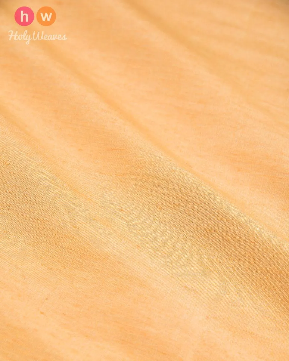 Beige Plain Woven Linen Silk Fabric