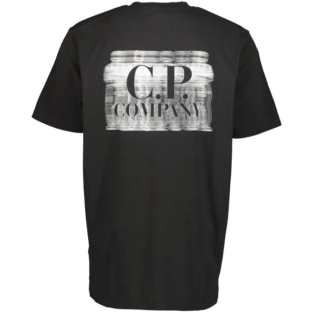 Blurred Logo Jersey T-Shirt
