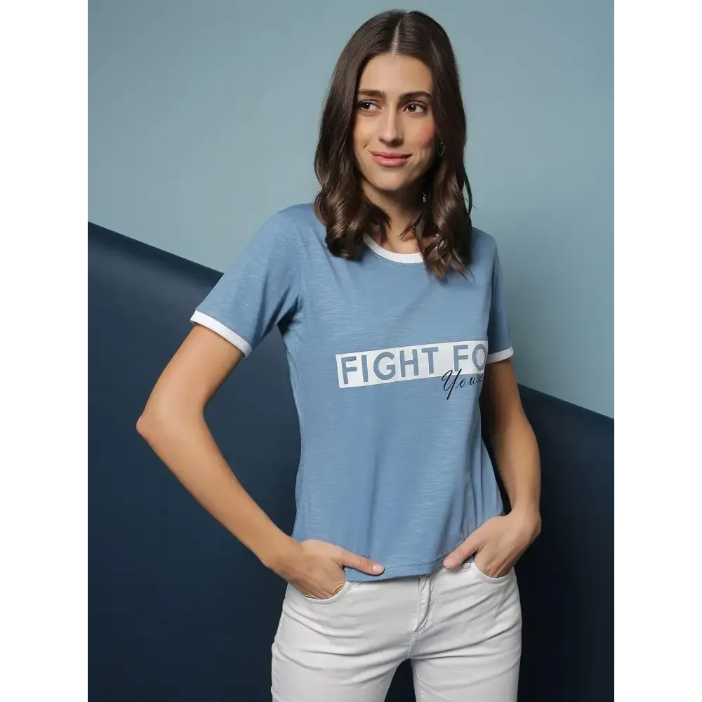 Campus Sutra Women's Cotton Printed T-Shirts