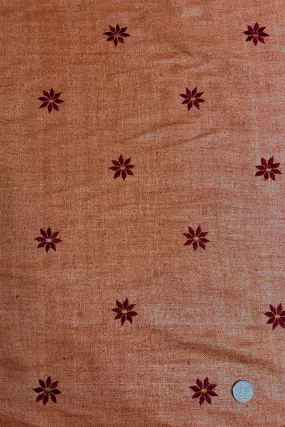 Canyon Sunset Embroidered Silk Linen MEMT-023-4