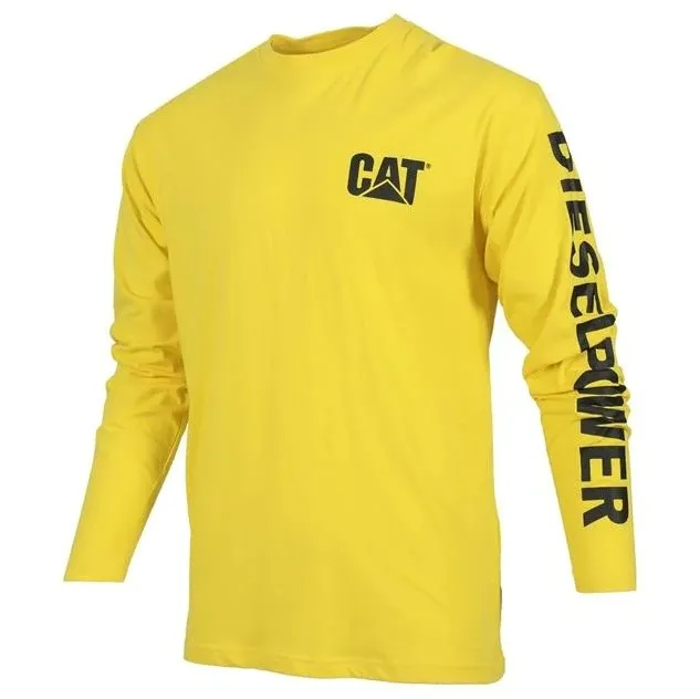 CAT Men's Diesel Powered Graphic Long Sleeve T-Shirt