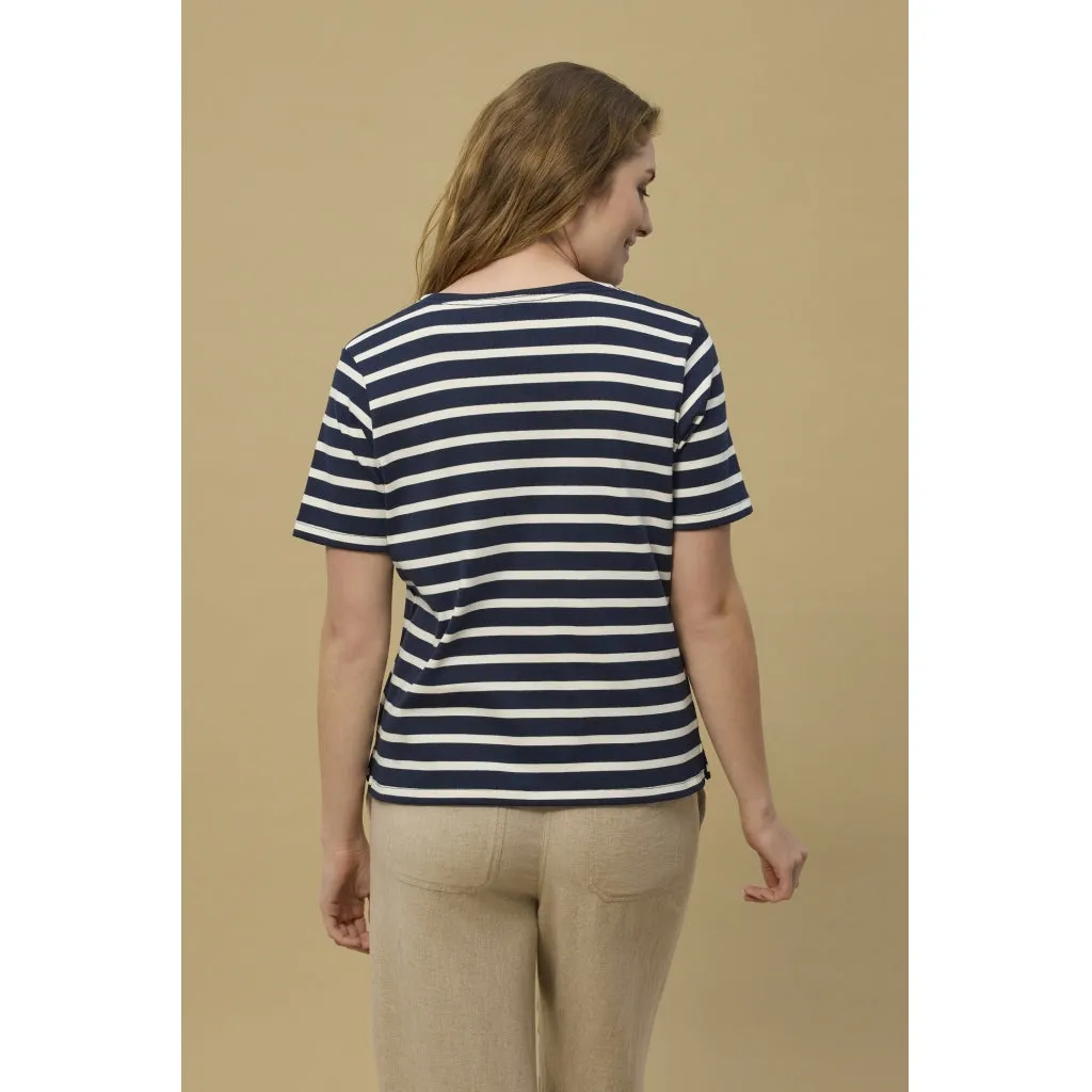 Cemille T-shirt - Navy Stripe