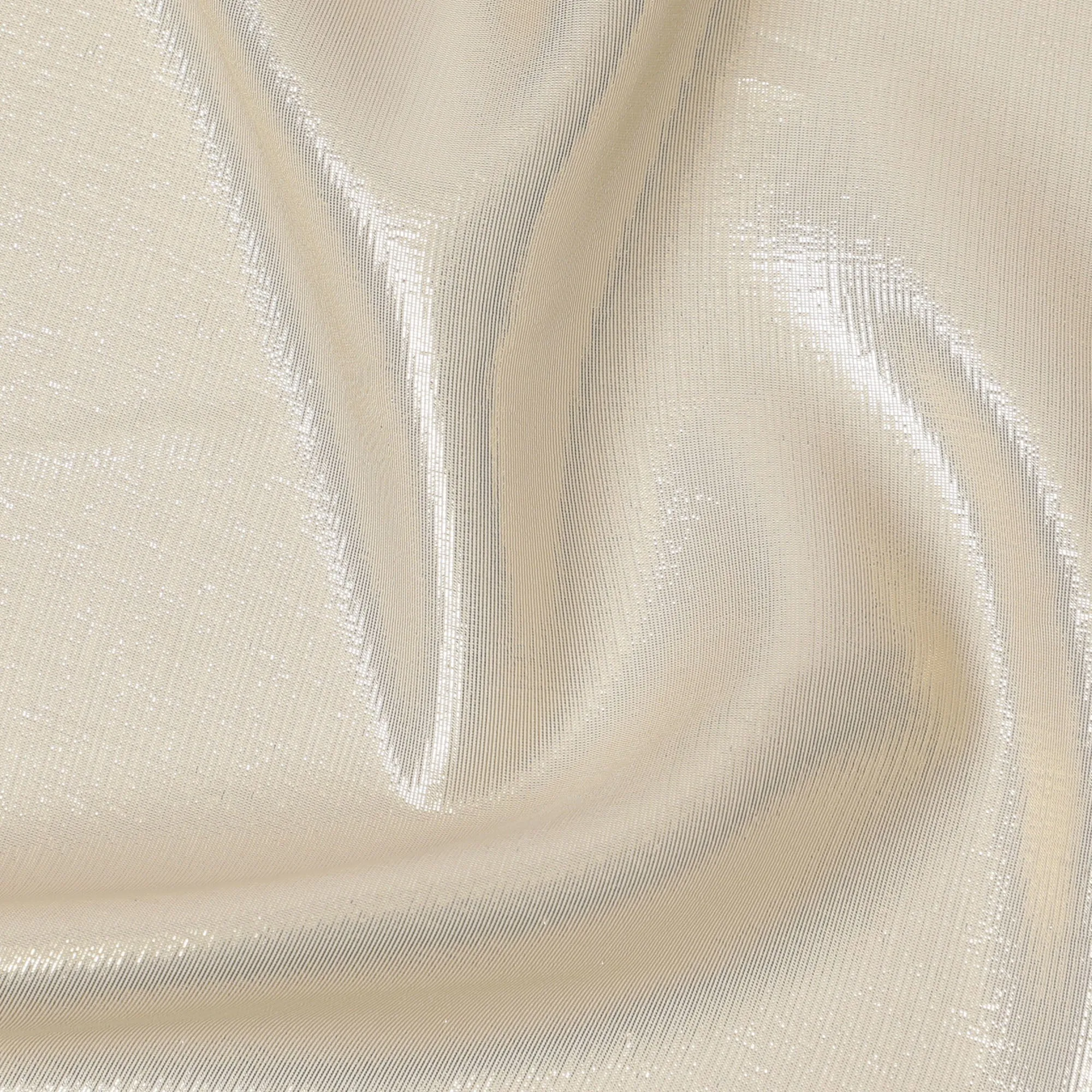 Champagne Gold Silk Chiffon Metallic Fabric - 110 cm Wide-D20018