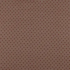 Chiffon with Dot - ROSY - Brown