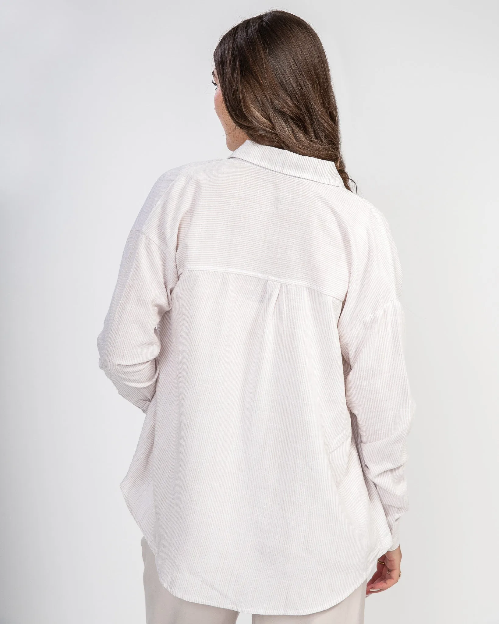 Classically Cool Button Up: Natural