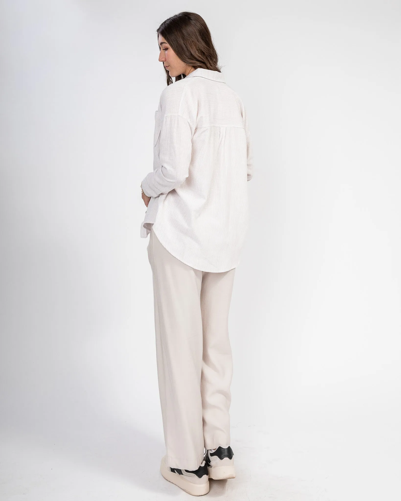 Classically Cool Button Up: Natural