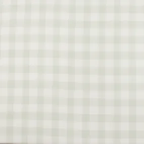Crepe Chiffon - DAISY - Big Checks - Sage