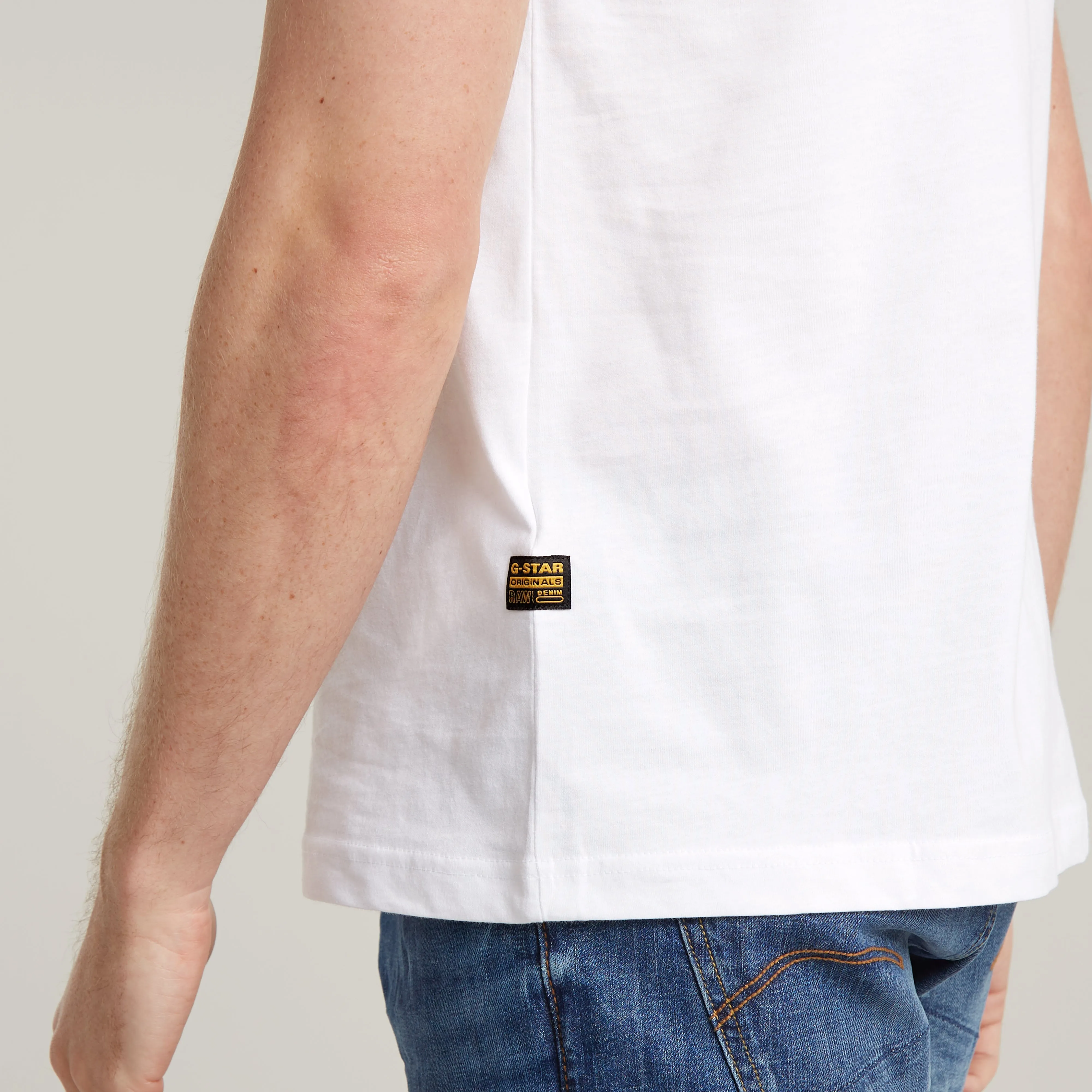 G-Star Raw - Burger Logo Tee (White)