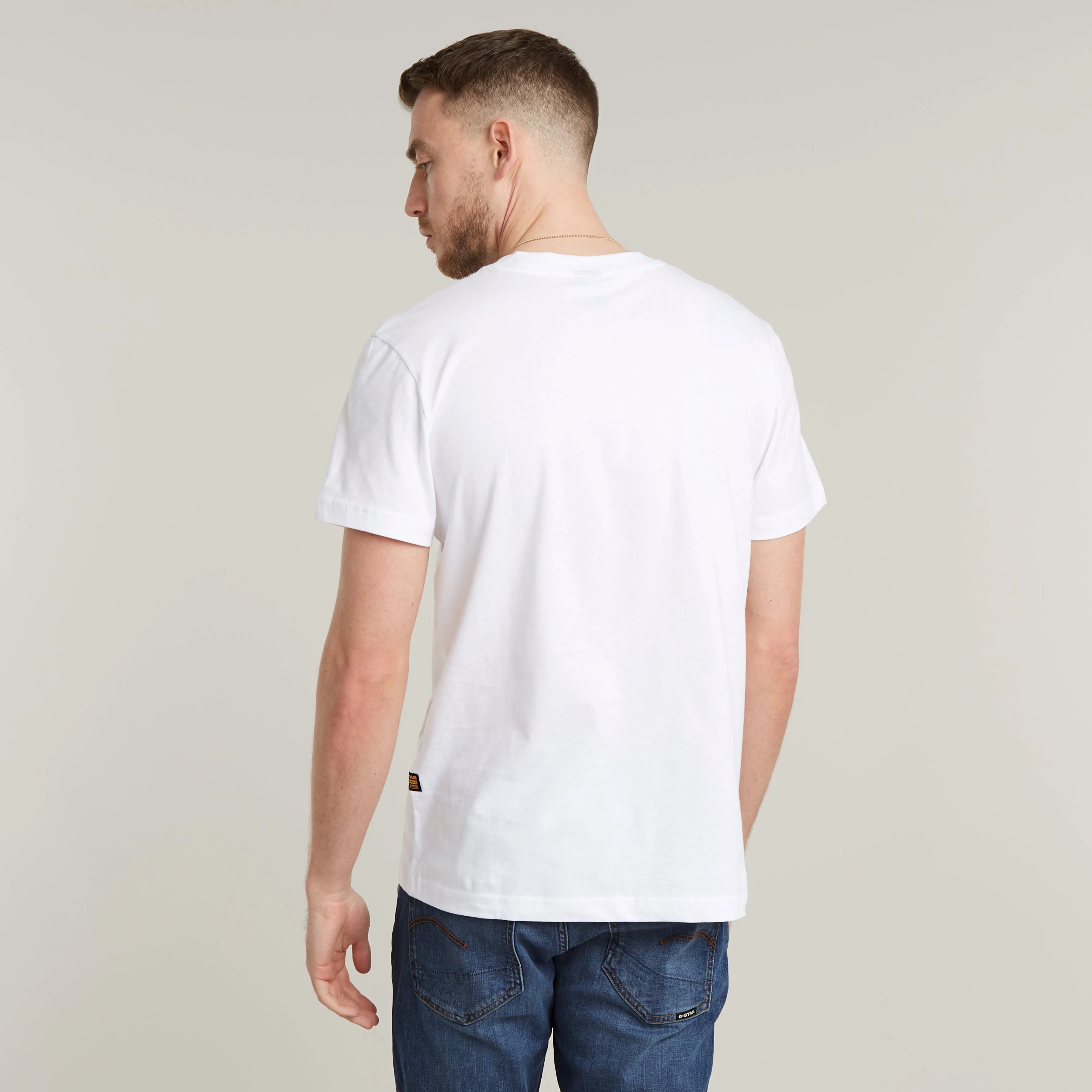 G-Star Raw - Burger Logo Tee (White)