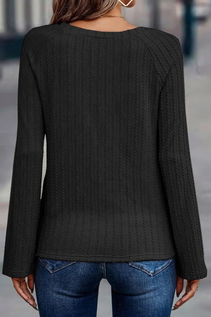 Gail Knit Long Sleeve Top