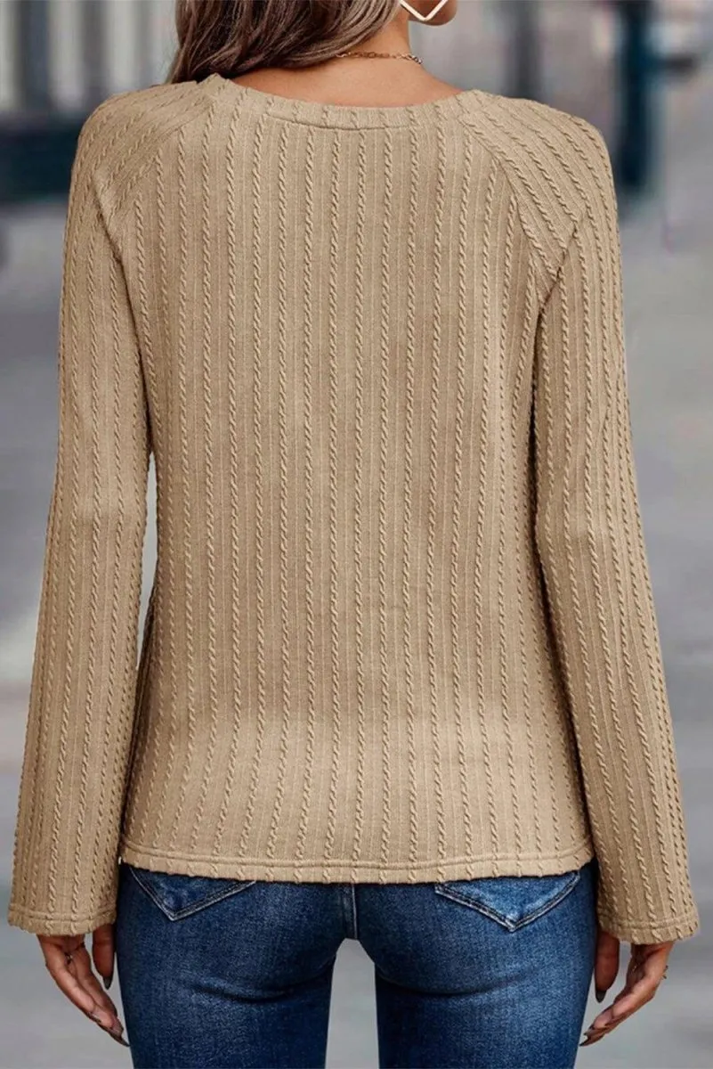 Gail Knit Long Sleeve Top