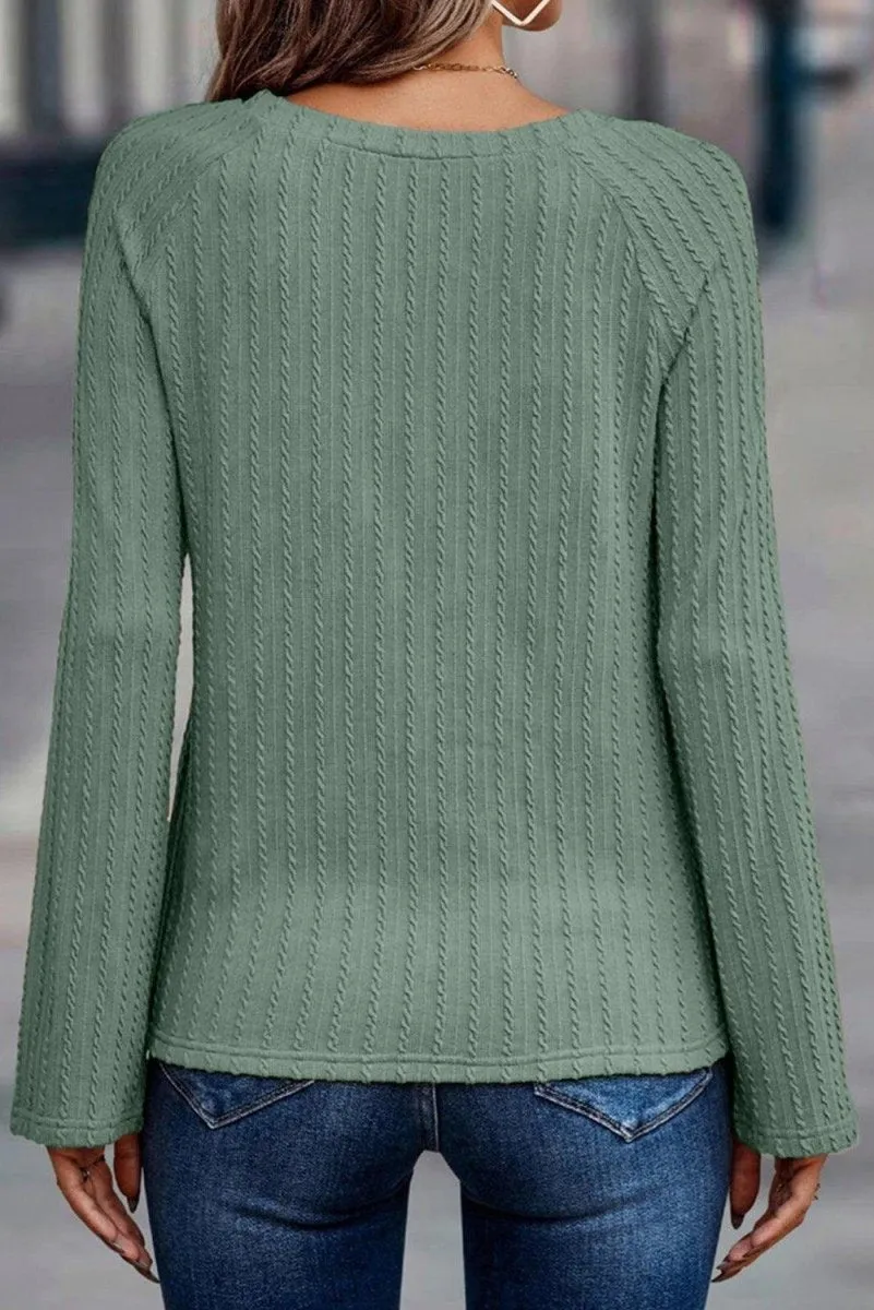 Gail Knit Long Sleeve Top