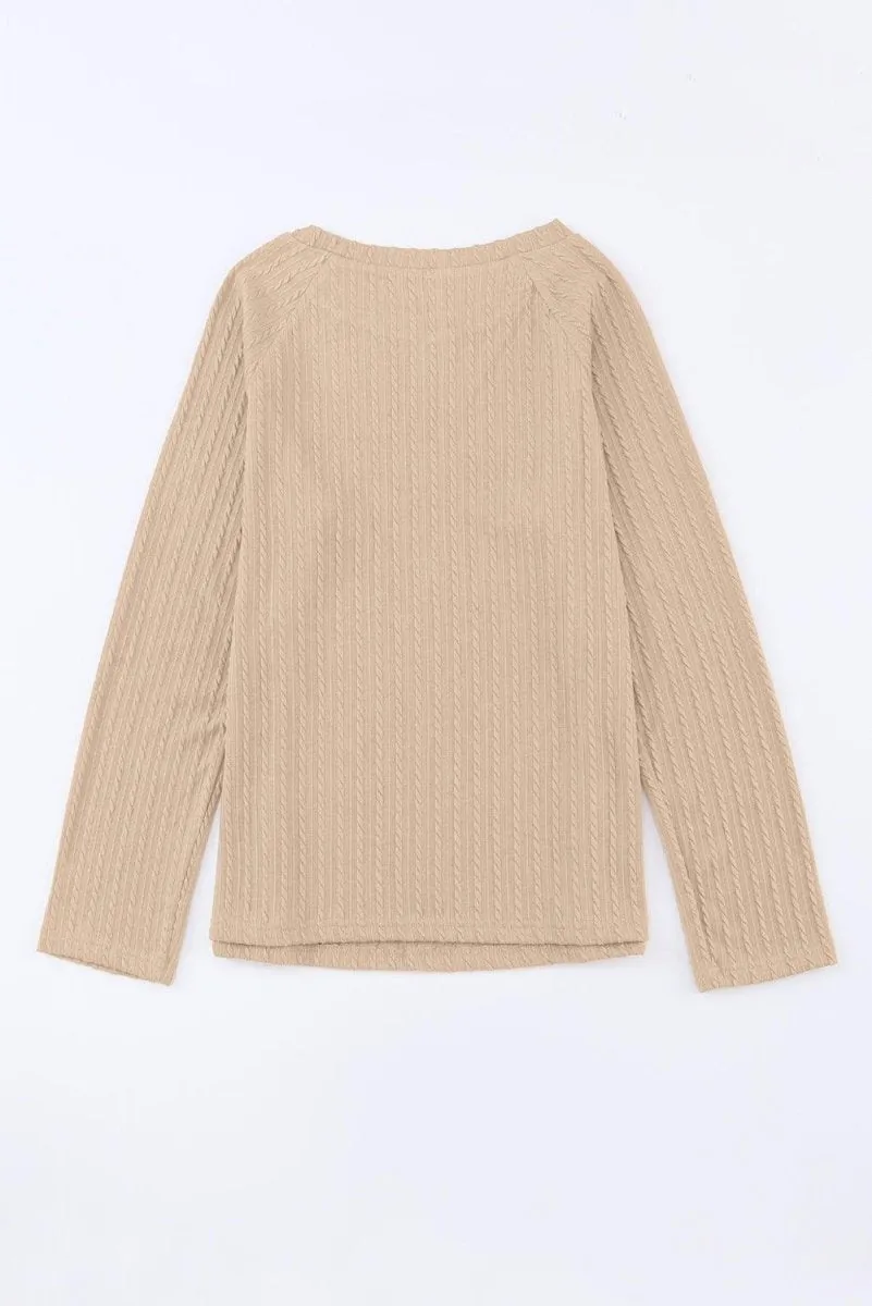 Gail Knit Long Sleeve Top