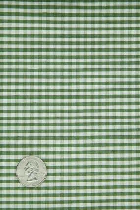 Green Eyes Gingham Shantung 625 Fabric