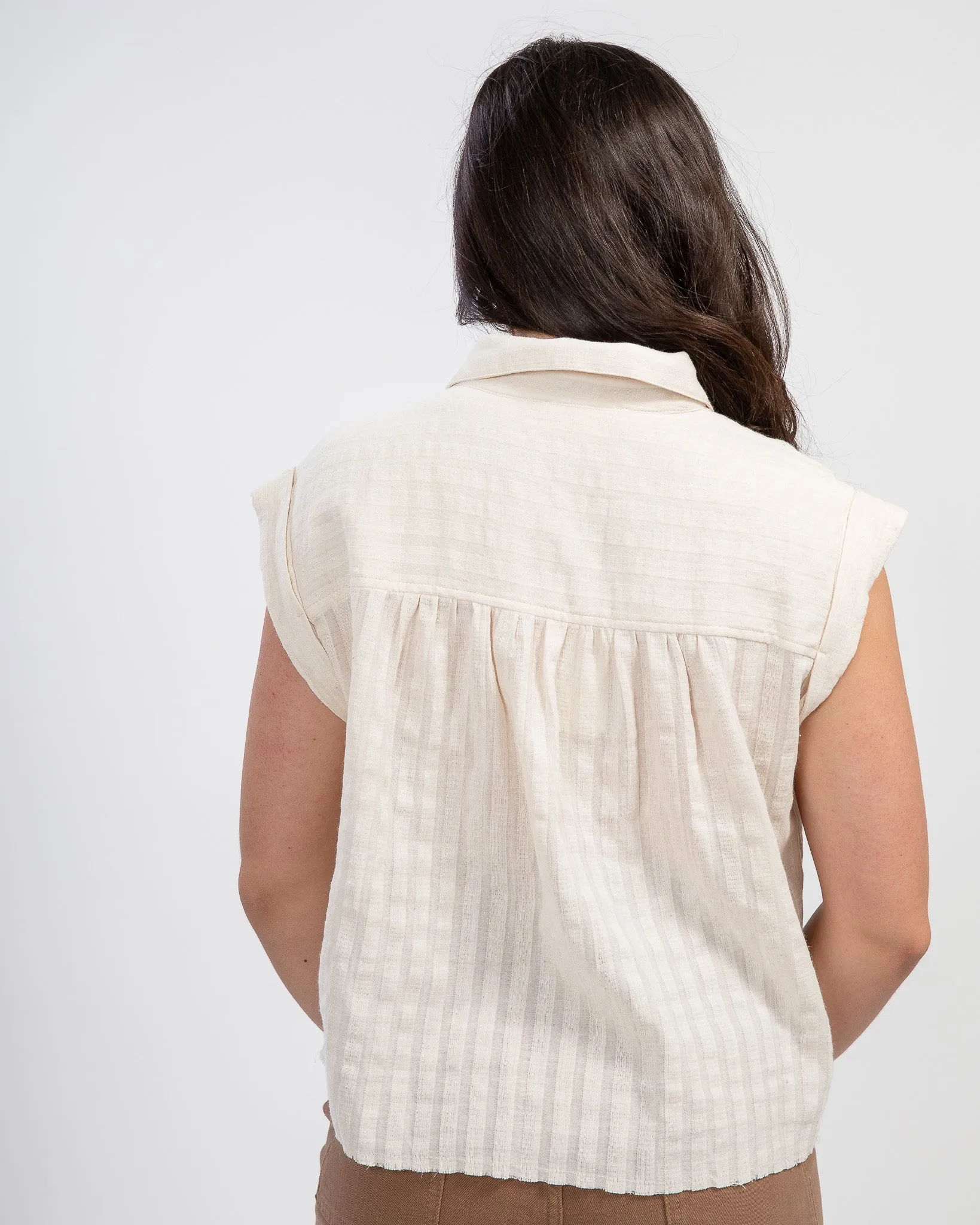 In the Moment Top: Ivory