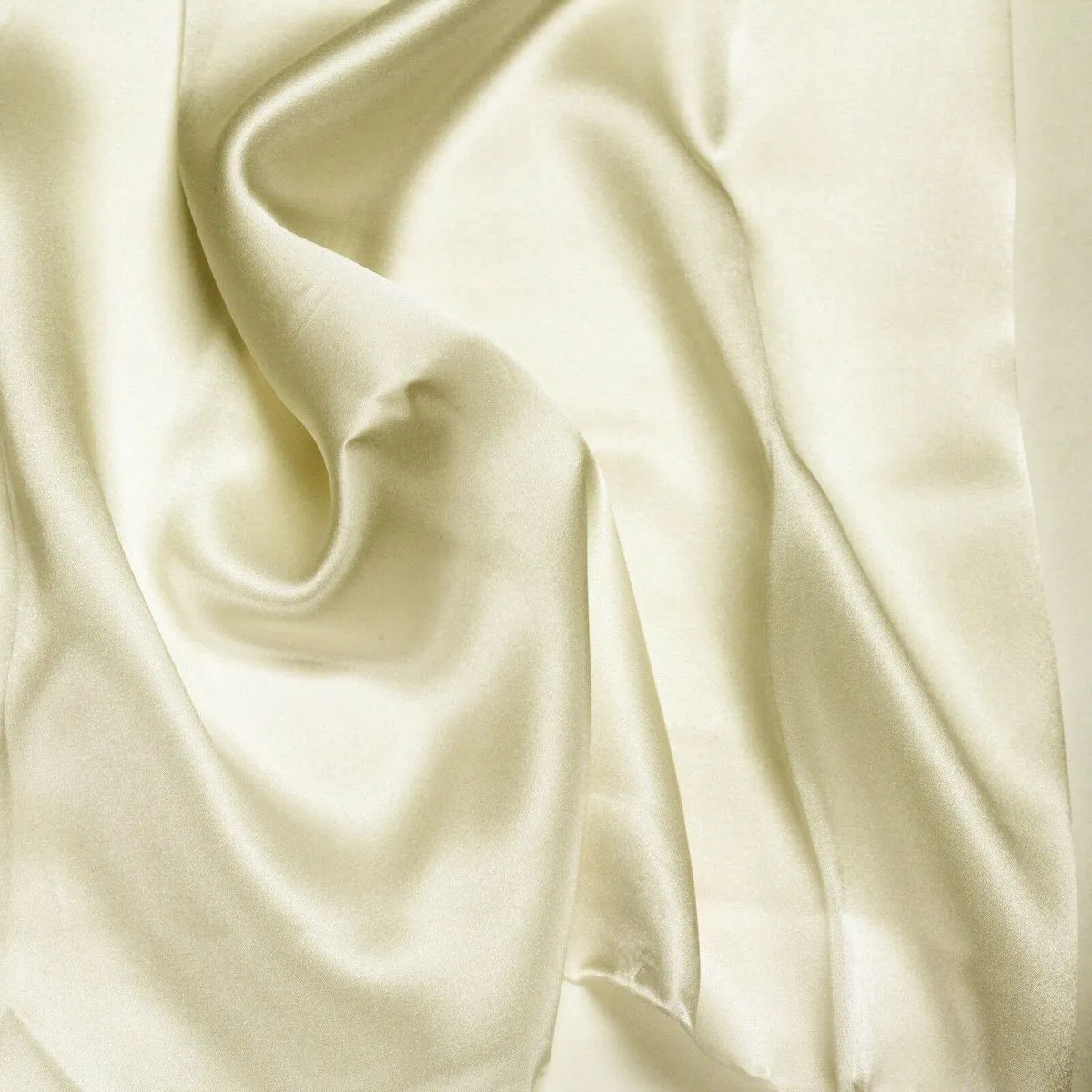 Ivory Silk Charmeuse Fabric