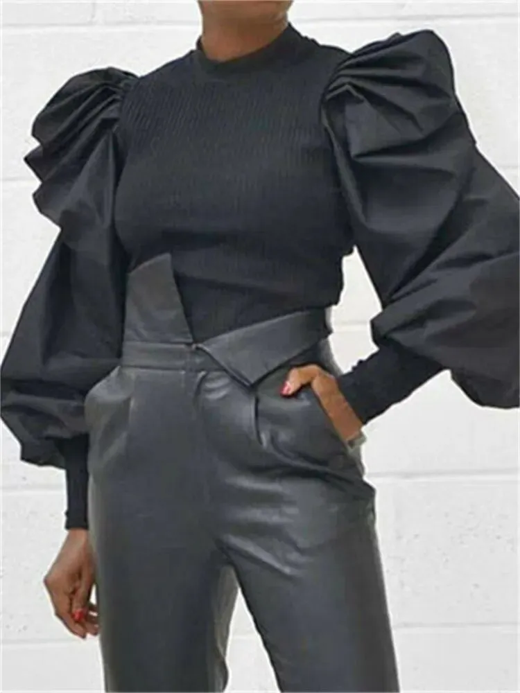 JuliaFashion - 2024  Solid Color OL Fashion Shirt