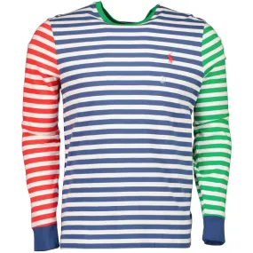 Long Sleeve Multicoloured Striped T-Shirt