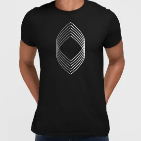 Modern Geometric Elements - Line Dots & Shapes Printed t-shirts Unisex Sample 06
