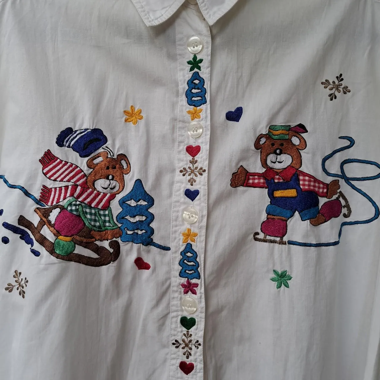 Novelty Festive 90s Cotton Shirt