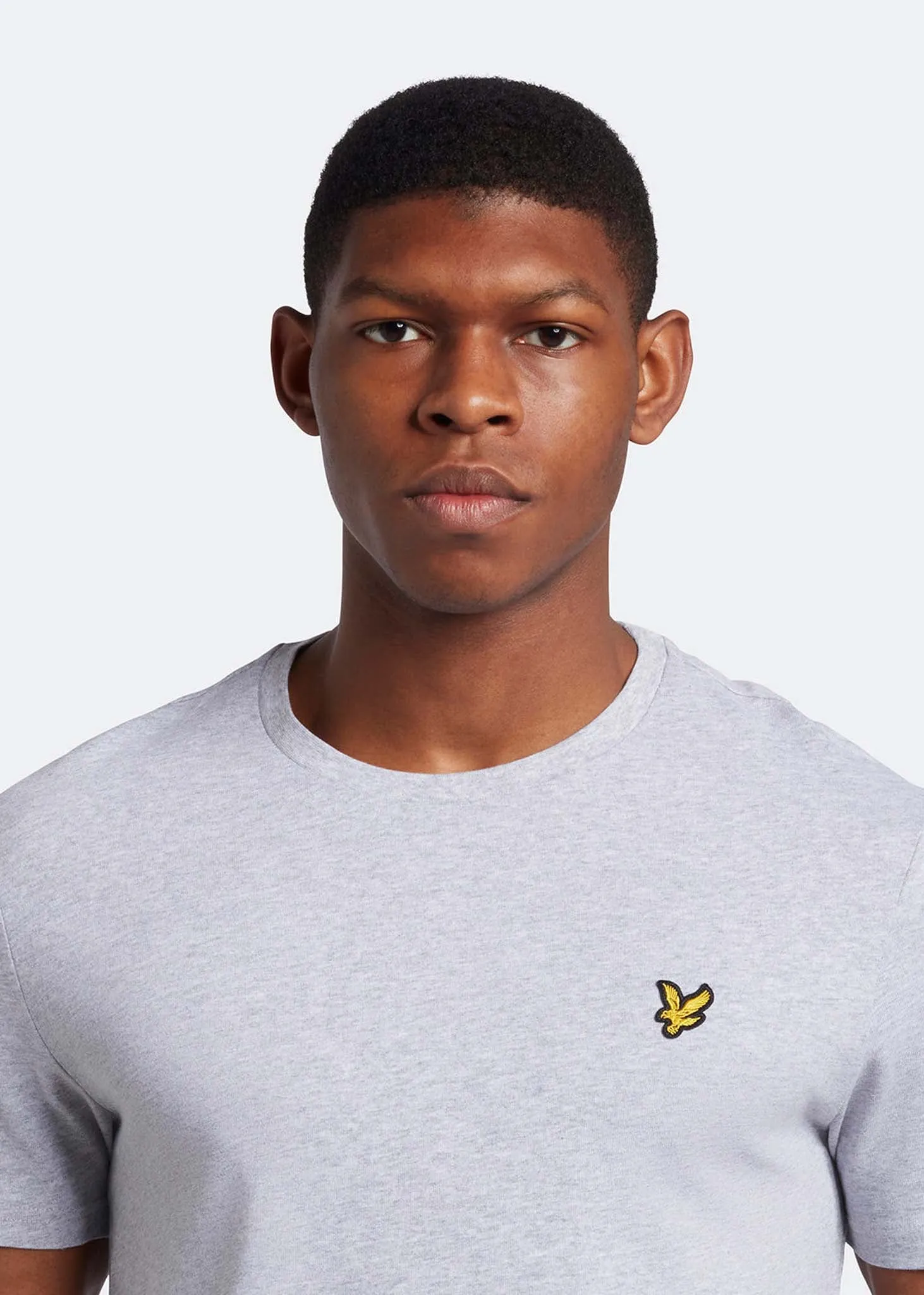 Plain t-shirt - light grey marl