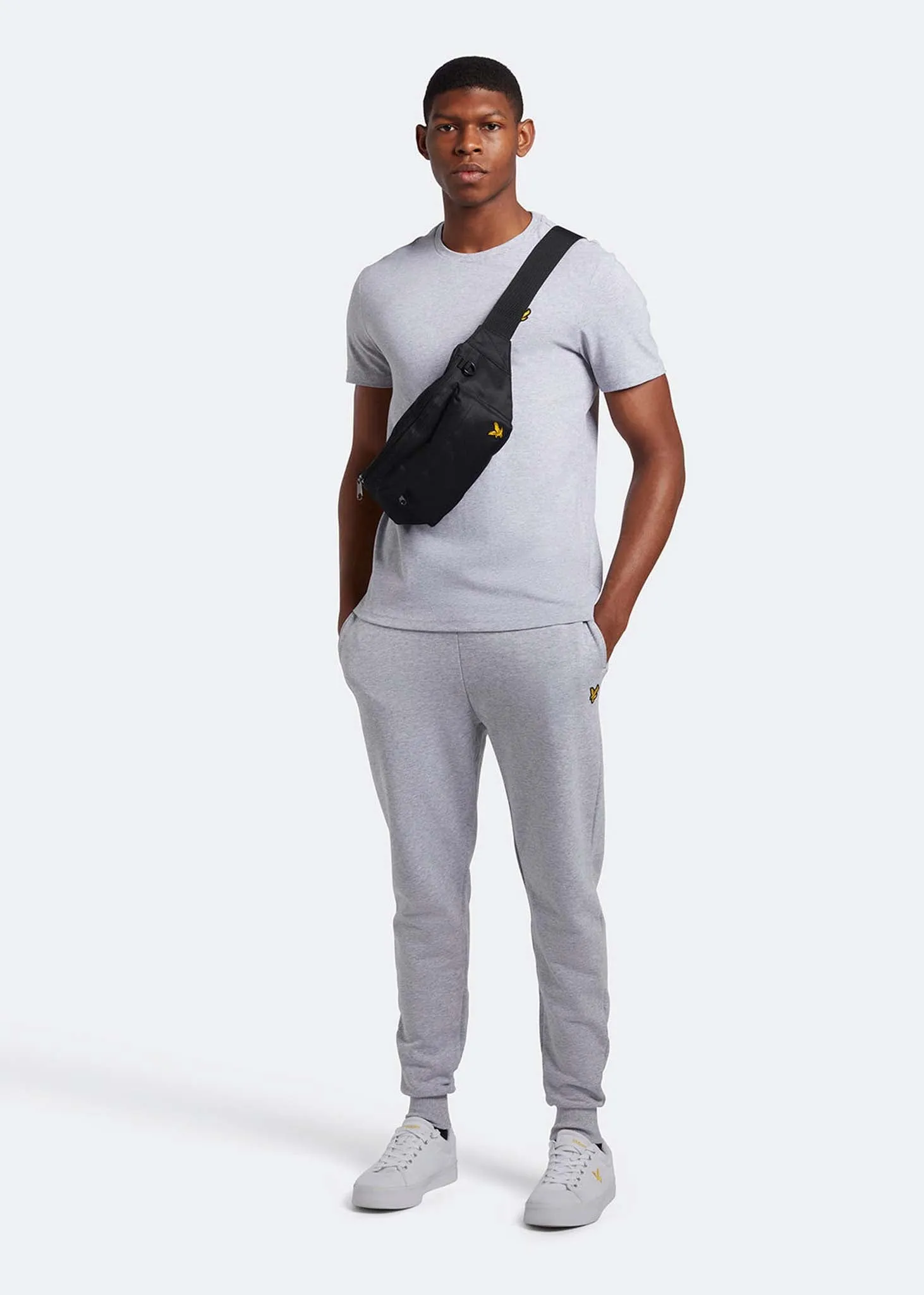 Plain t-shirt - light grey marl