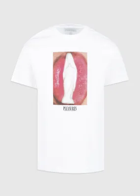 PLEASURES: PRAY SS TEE [WHITE]