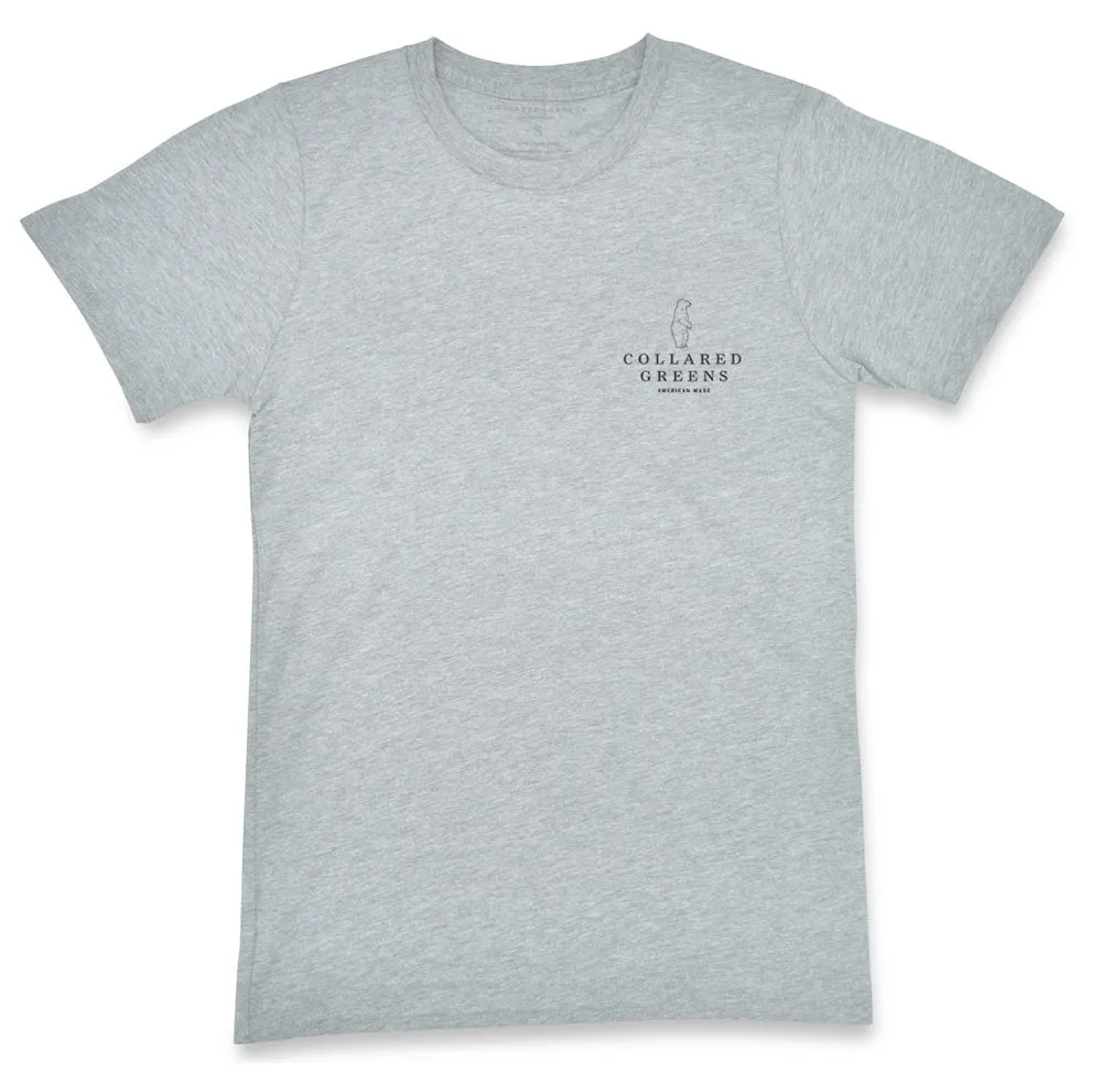 Porky: Short Sleeve T-Shirt - Gray