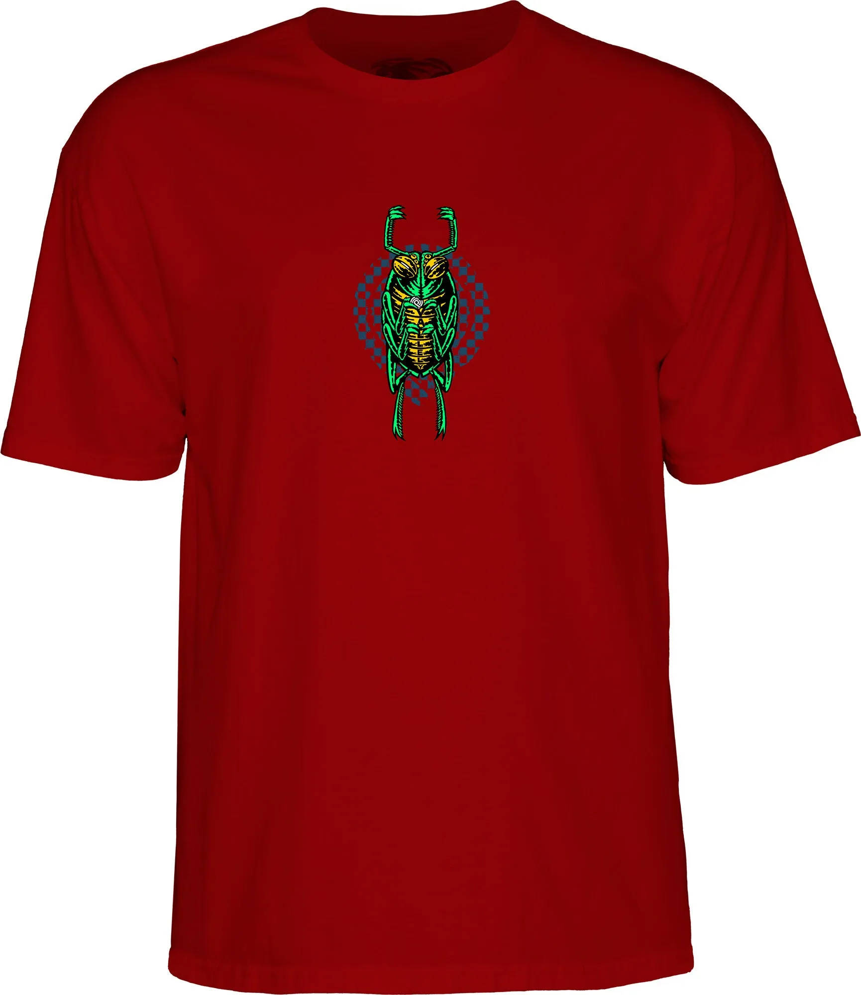 Powell Peralta Mike Vallely Bug T-Shirt - Garnet