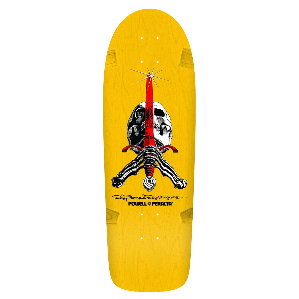 RAY RODRIGUEZ OG SKULL & SWORD - YELLOW