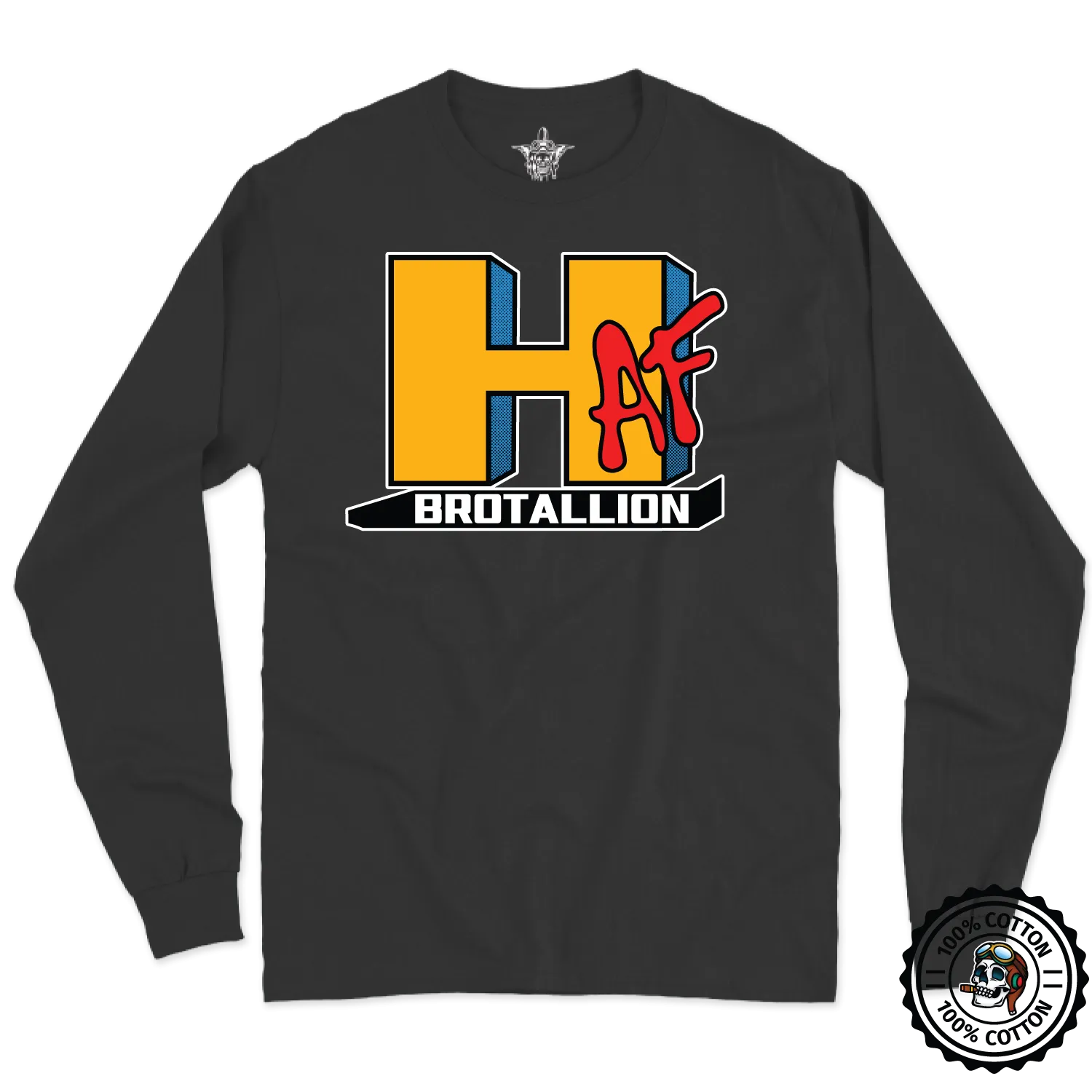 Rotorvision - BRO HAF Long Sleeve T-Shirt
