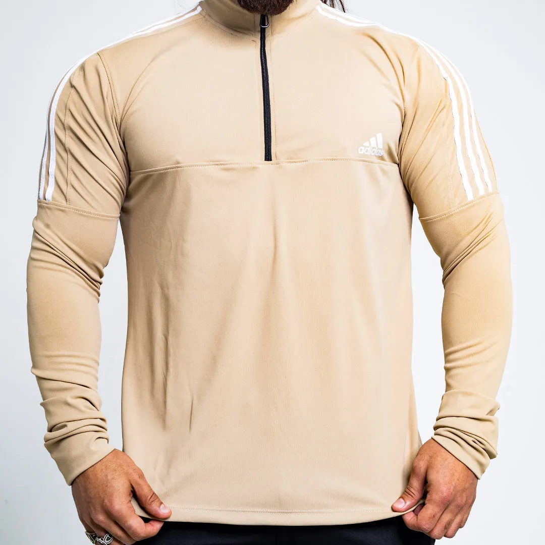Striped Long-sleeves -Cafe