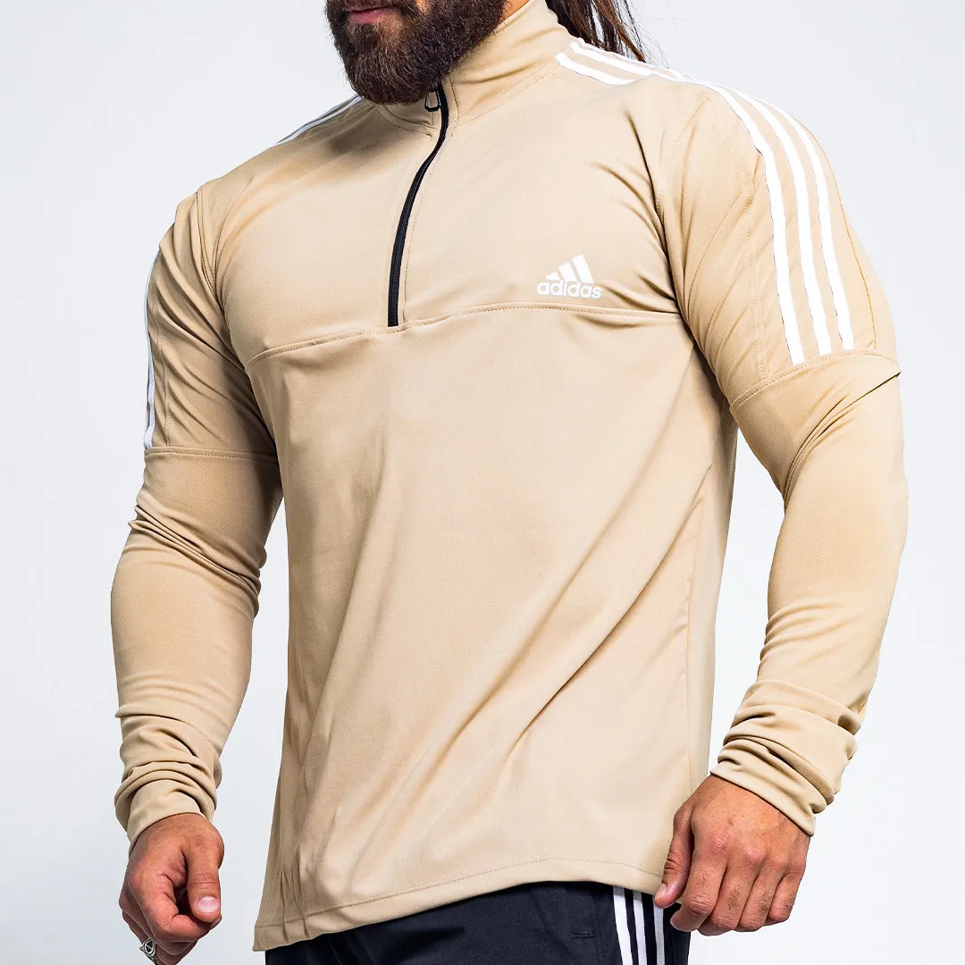 Striped Long-sleeves -Cafe