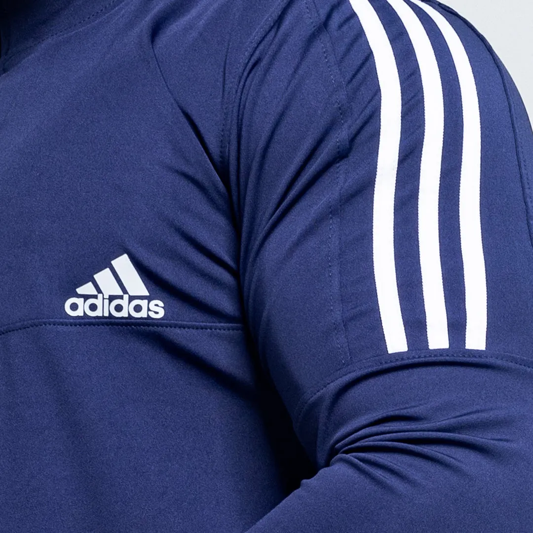 Striped Long-sleeves -Navy