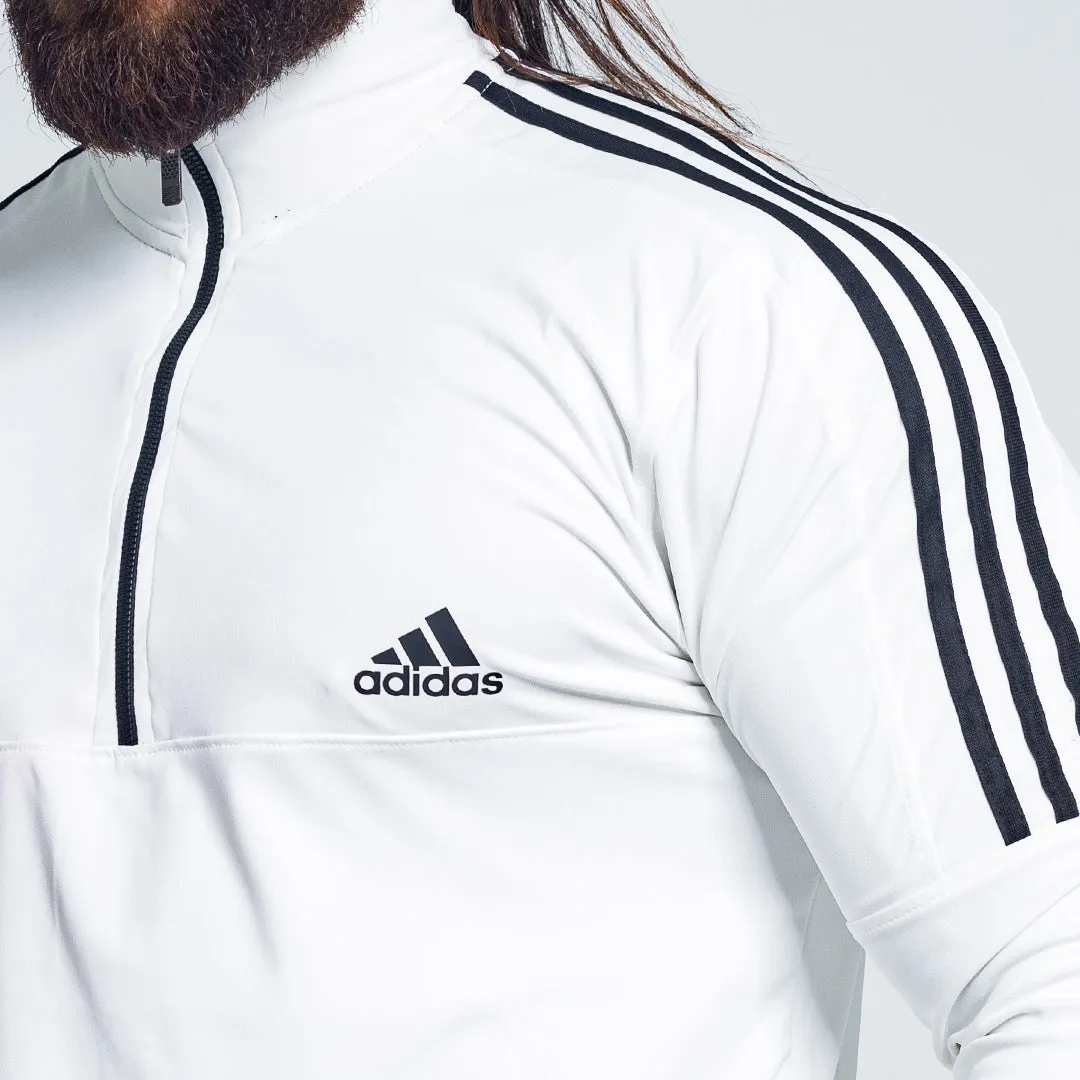 Striped Long-sleeves -White