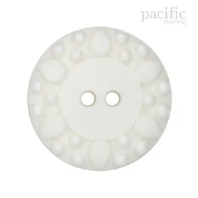 Textured 2 Hole Nylon Decorative Button