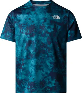 The North Face Men&#x27;s 24/7 Printed T-Shirt Midnight Petrol Micro Halfdome Print | Buy The North Face Men&#x27;s 24/7 Printed T-Shirt Midnight Petrol Micro Halfdome Print here | Outnorth