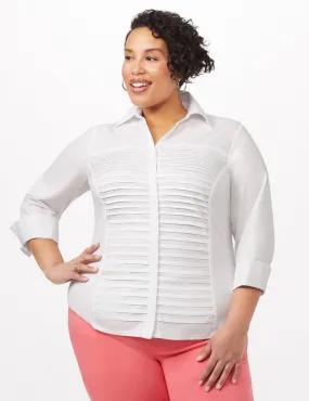 Ultimate Fit Button Front Shirt - Plus