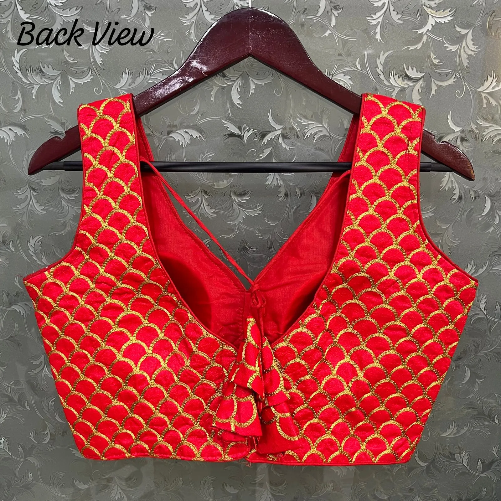 Women's Designer Sabyasachi V Neck Cut Partywear Blouse