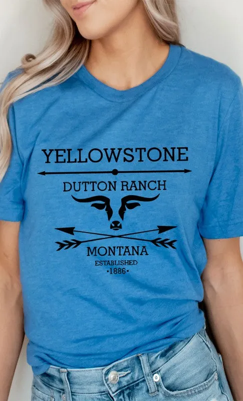 Yellowstone Dutton Ranch Montana Tee *Online Only*