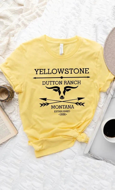 Yellowstone Dutton Ranch Montana Tee *Online Only*
