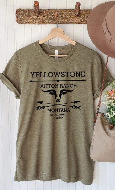 Yellowstone Dutton Ranch Montana Tee *Online Only*
