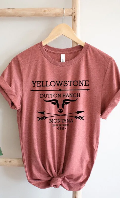 Yellowstone Dutton Ranch Montana Tee *Online Only*